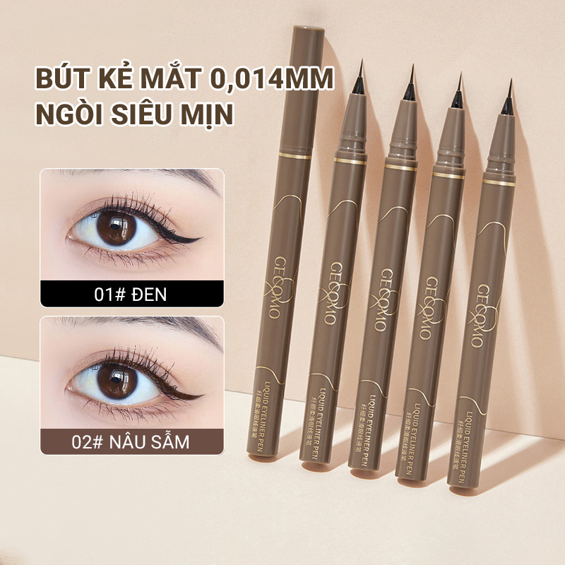 Mô tả Bút kẻ mắt dạng lỏng IMAGIC Nhanh khô Chống thấm nước 0,014mm Siêu mỏng Lâu trôi Trang điểm mắt chống nhòe - 1