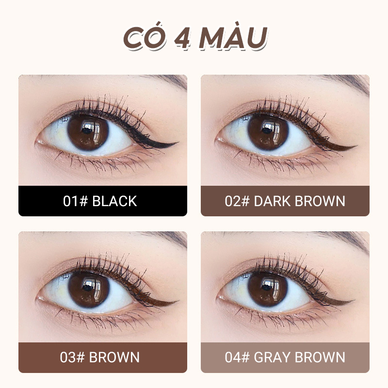 Mô tả Bút kẻ mắt dạng lỏng IMAGIC Nhanh khô Chống thấm nước 0,014mm Siêu mỏng Lâu trôi Trang điểm mắt chống nhòe - 3
