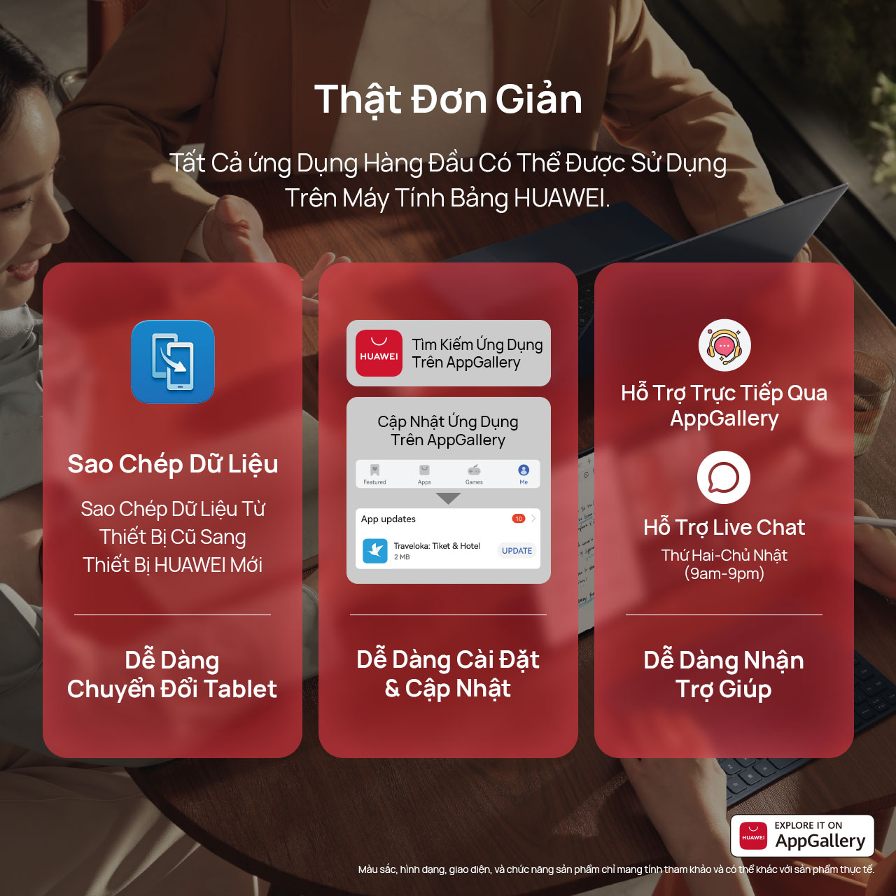 Mô tả Máy tính bảng HUAWEI MatePad Pro 12.2" Màn Hình Tandem OLED PaperMatte 12.2" | Bàn Phím Trượt HUAWEI Glide - 10