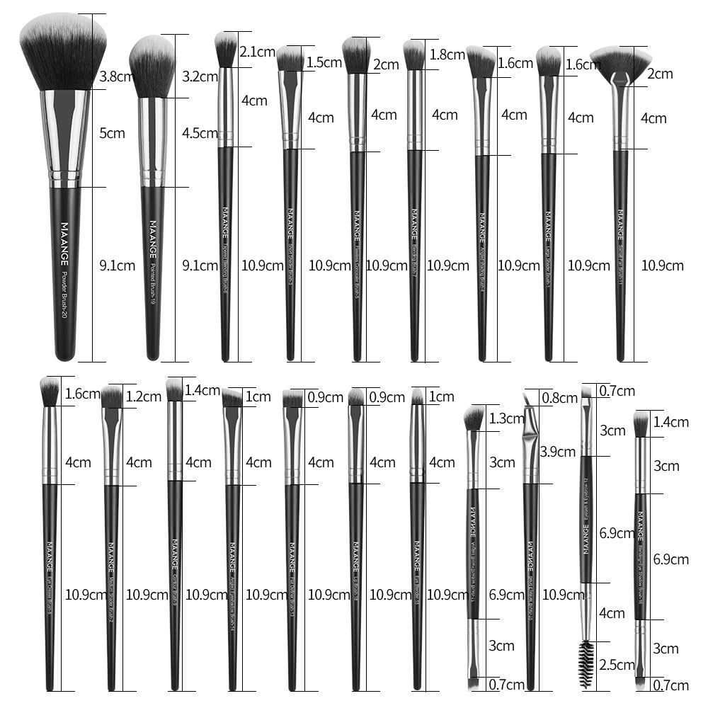 Mô tả Bộ 13 cọ trang điểm MAANGE chuyên nghiệp tiện lợi - 10