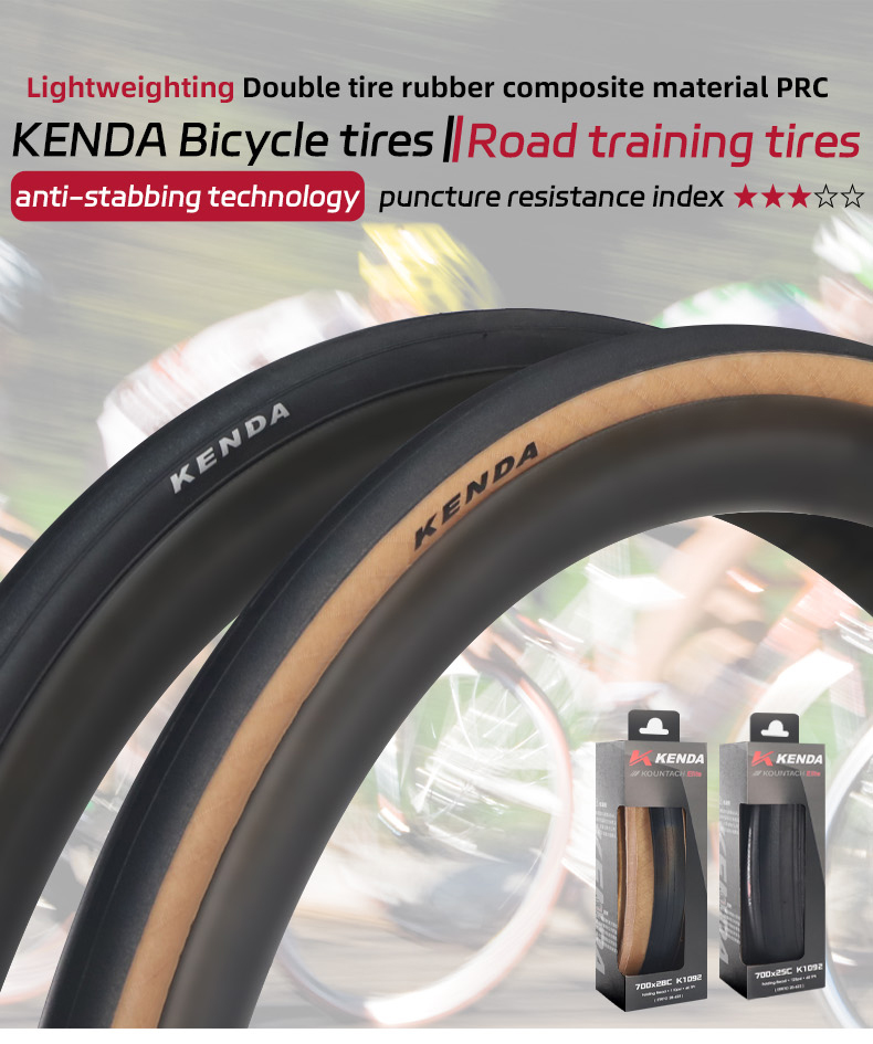 2 CHIẾC KENDA K1092 Lốp Xe Đạp 700x25 / 28C KOUNTACH ELITE Hạt Gấp Xe ...