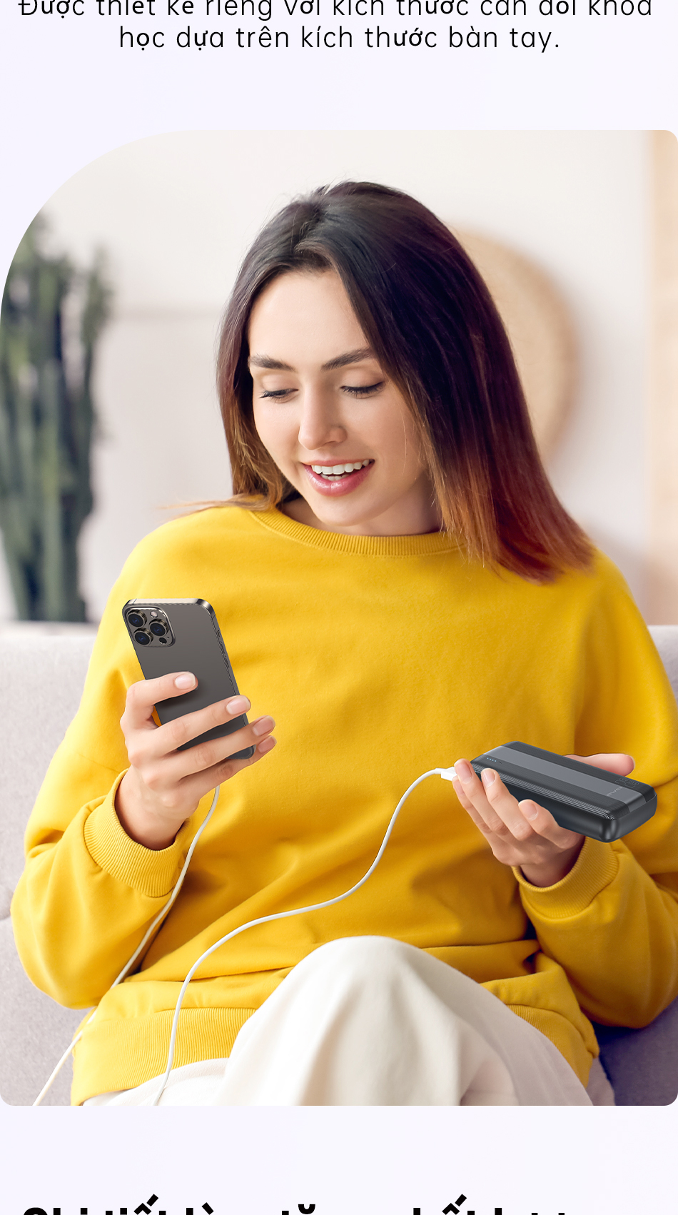 Mô tả Sạc Dự Phòng 20000mah Awei P19K Sạc Nhanh Cổng USB Kép Có Đèn LED Hỗ Trợ Sạc Nhanh Cho Điện Thoại - 6