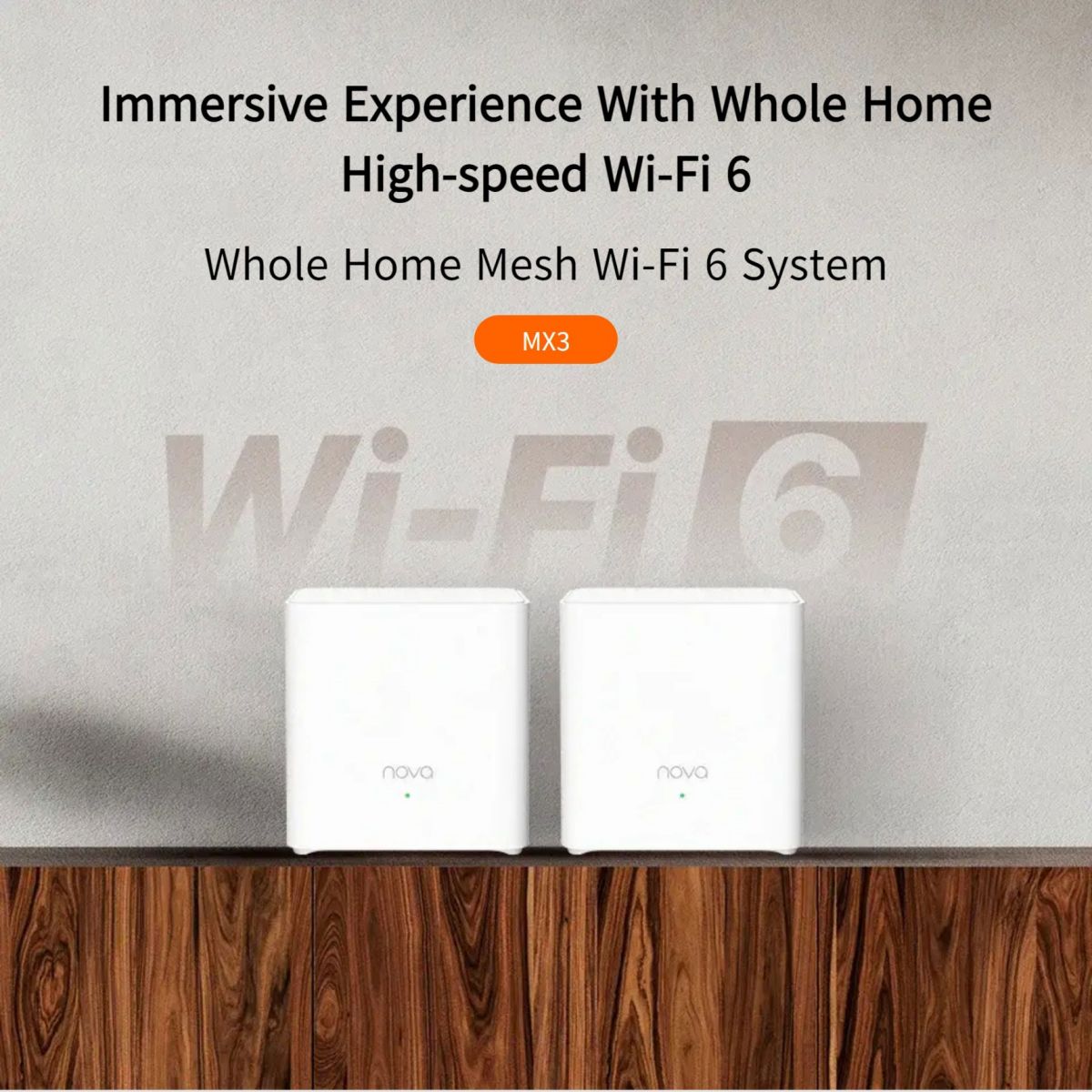 Mô tả "Hệ Thống Wifi Mesh Tenda Nova MX3 MW3 Cho Gia Đình AC1200 AX1500 Mbps - Hàng Chính Hãng" - 2
