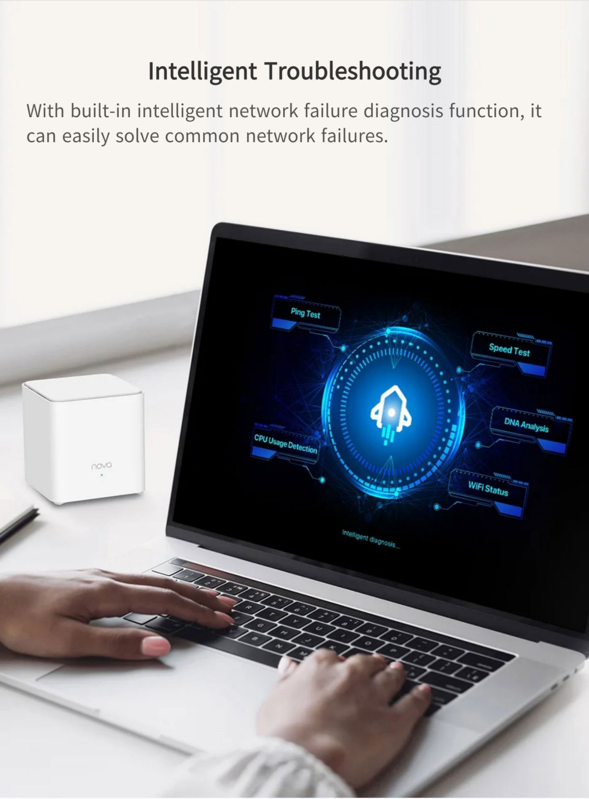 Mô tả "Hệ Thống Wifi Mesh Tenda Nova MX3 MW3 Cho Gia Đình AC1200 AX1500 Mbps - Hàng Chính Hãng" - 5
