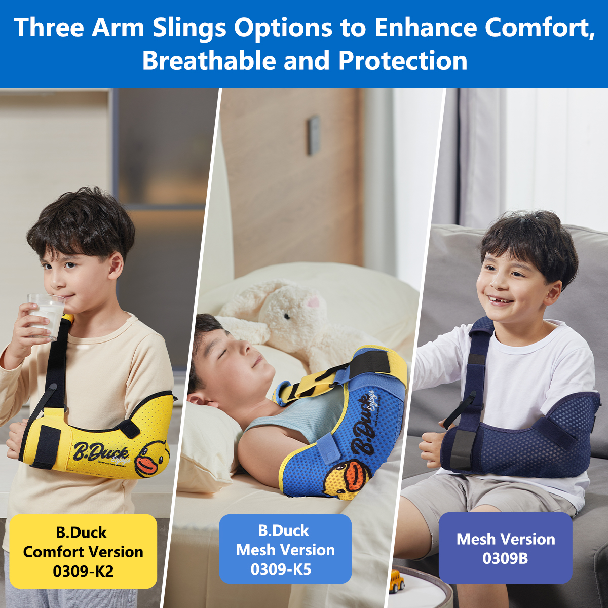 Mô tả Dụng cụ cố định dây đeo vai đai treo tay Velpeau dành cho trẻ em - Giá đỡ chứa đầy bọt xốp cho trẻ em, bé trai, bé gái - 1