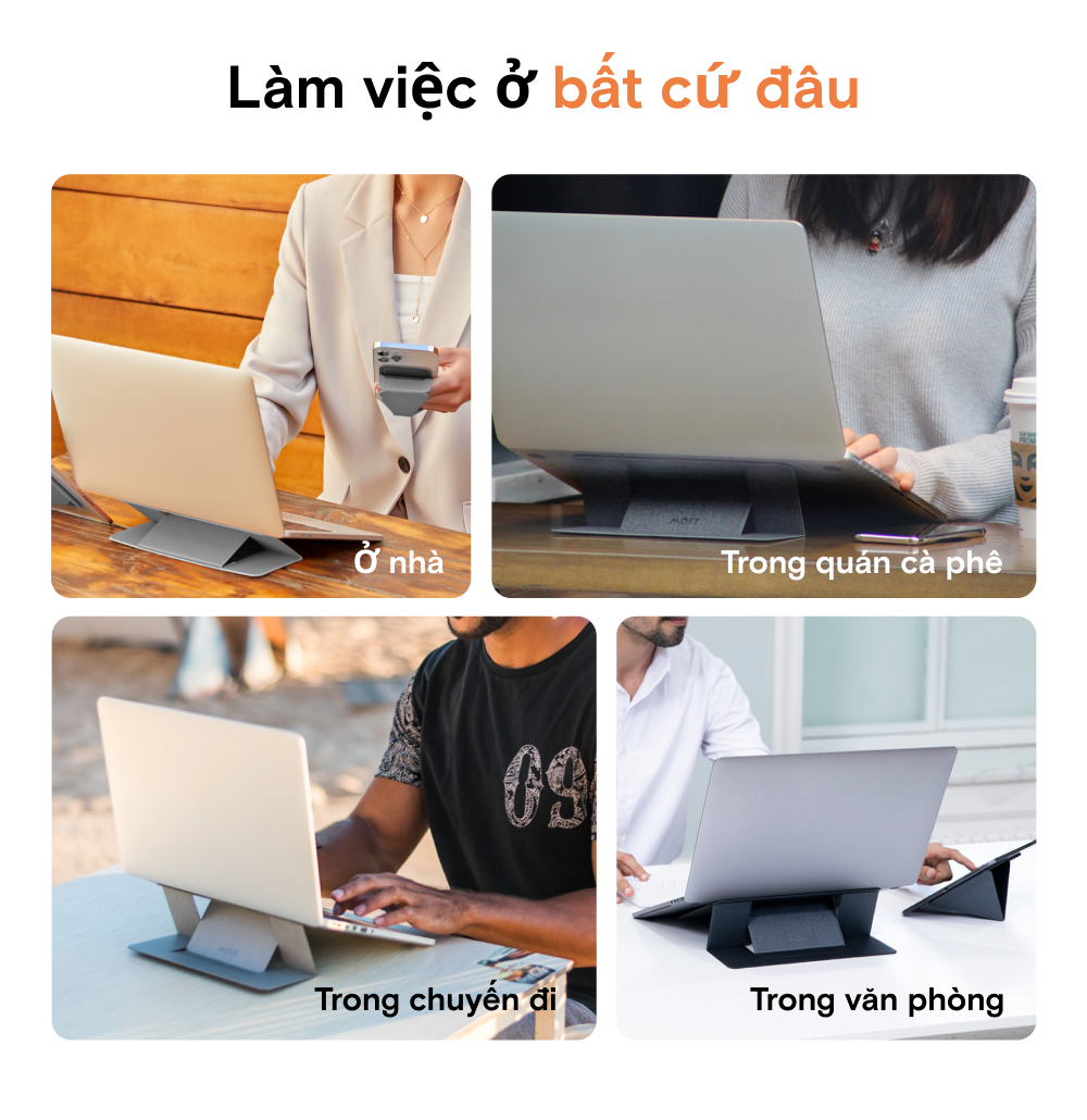 MOFT Adhesive Laptop Stand - Góc nhìn 6