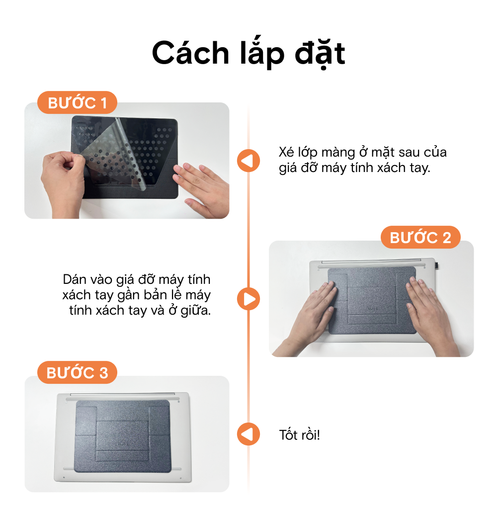 MOFT Adhesive Laptop Stand - Góc nhìn 8