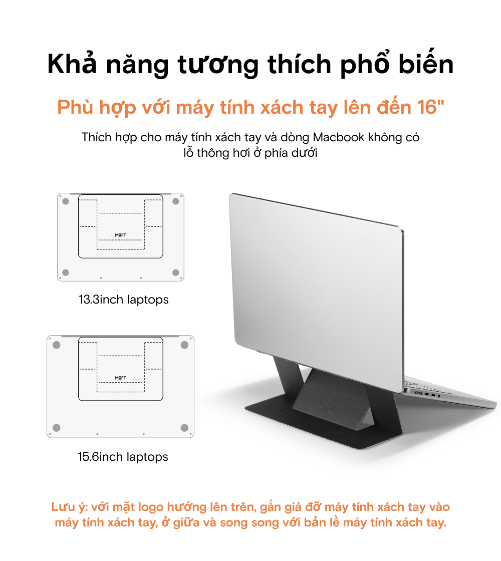 MOFT Adhesive Laptop Stand - Góc nhìn 9