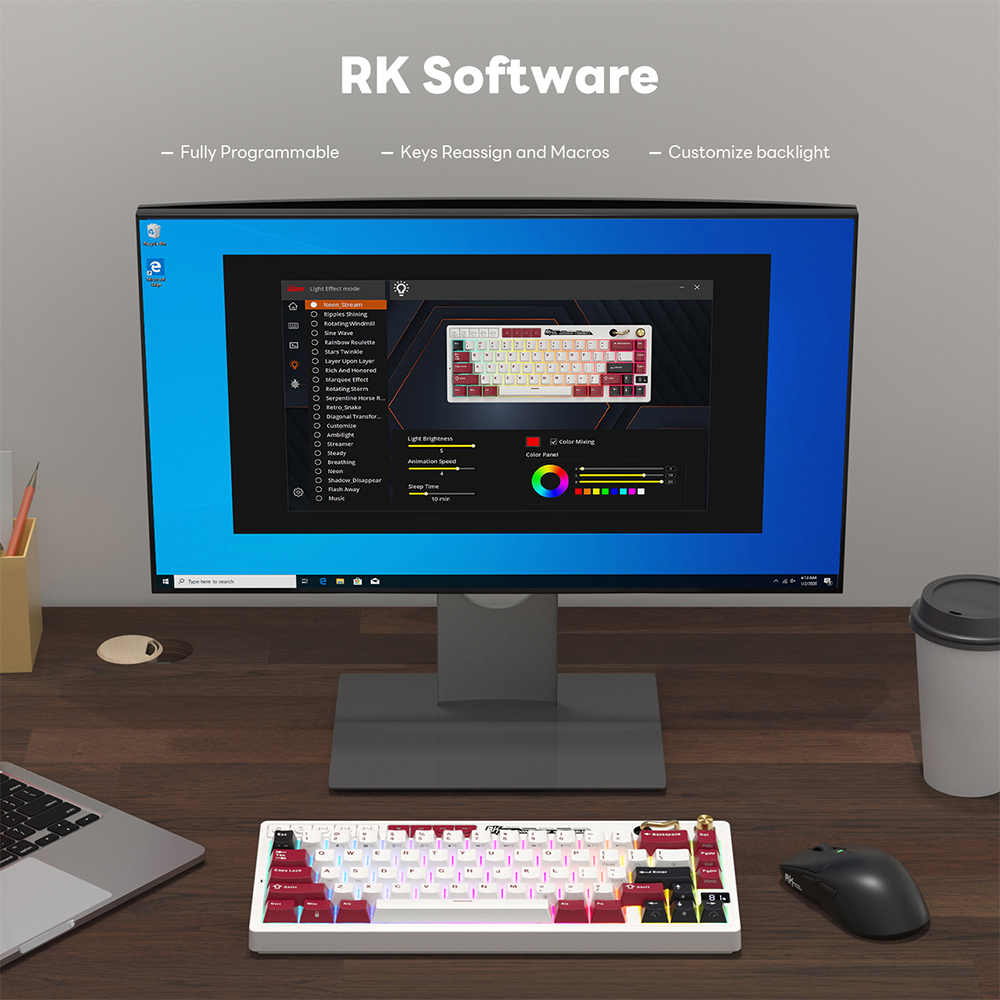 RK M65 Famicom Back