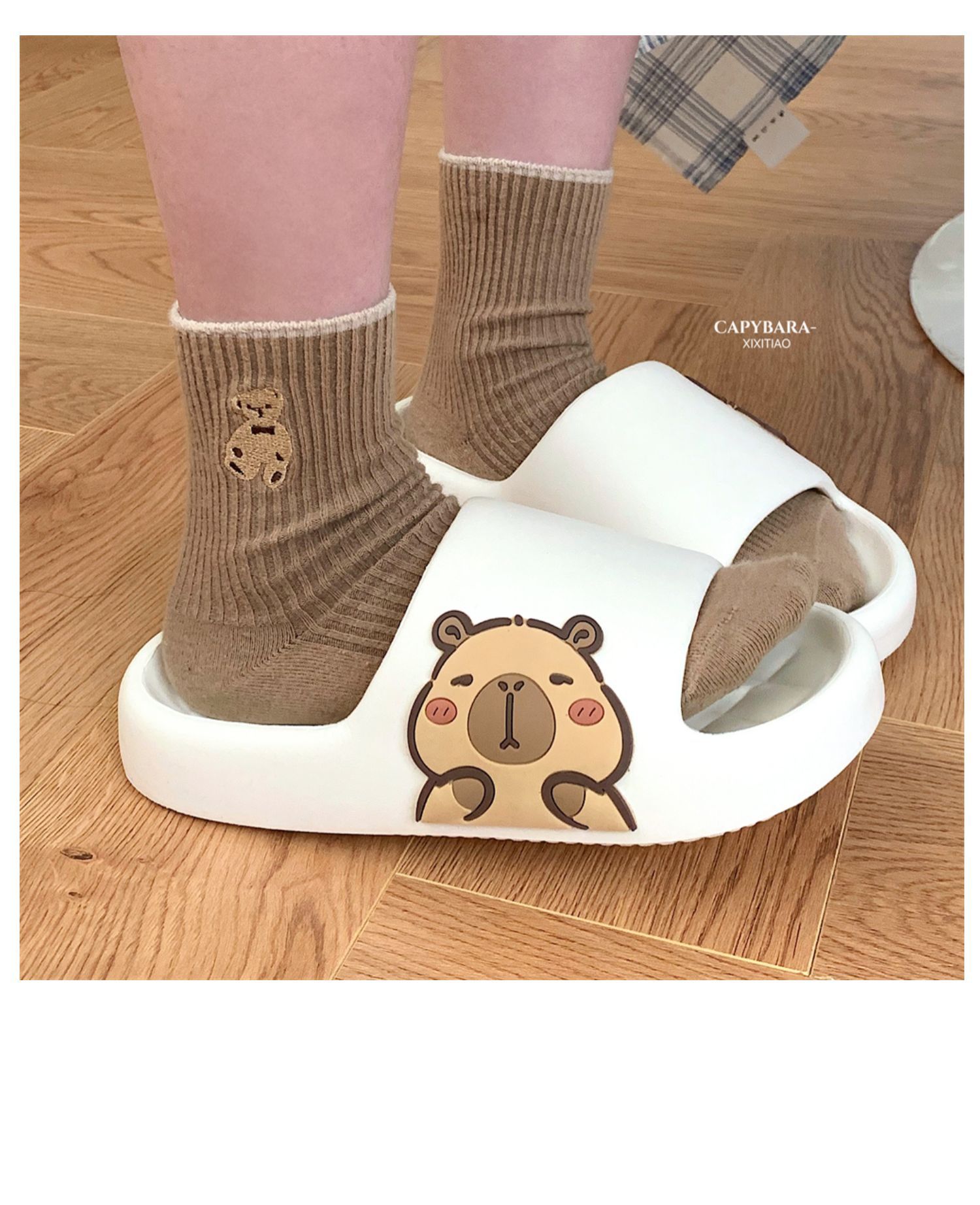 Dép Sandal Xixitiao Dép Thoải Mái Cặp Đôi Dễ Thương Nhà Kapibara Mùa Hè