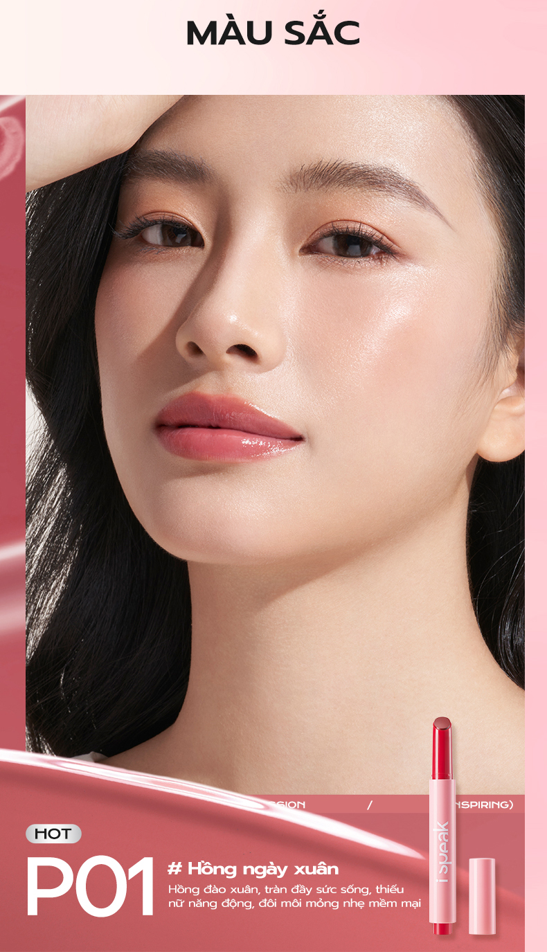 Ispeak-THƯƠNG HIỆU ĐẦY SỨC THANH XUÂN CỦA MISTINE Son dưỡng có màu dạng ...