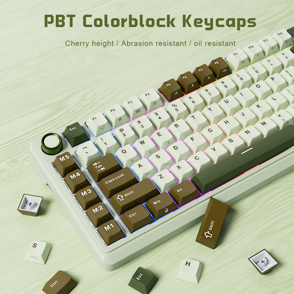 Mô tả Royal Kludge RK L75 Knight Black 85 Key Diy Tri-Mode RGB Bàn phím cơ không dây Bluetooth 2.4G - 7