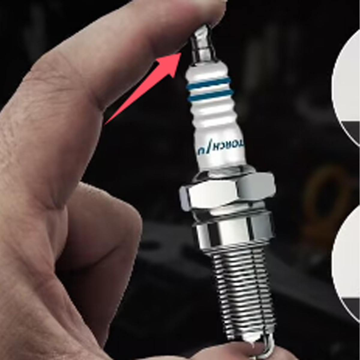Mô tả AUTOOL SPT101 Máy kiểm tra bugi ô tô có đầu dò lỗ kép có thể điều chỉnh Máy phân tích đánh lửa bugi ô tô Công cụ chẩn đoán cho xe 12V - 1