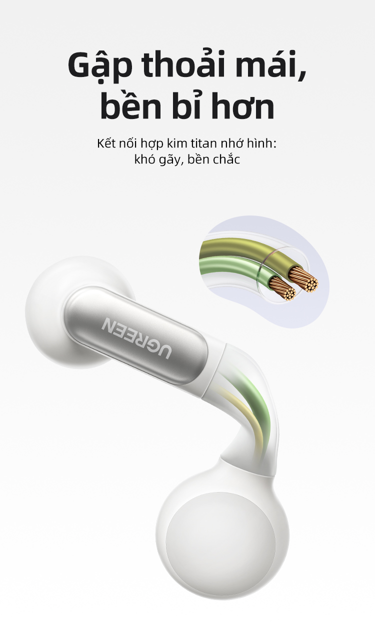 Thiết kế Dynamic Open đeo thoải mái từ Ugreen chube.vn