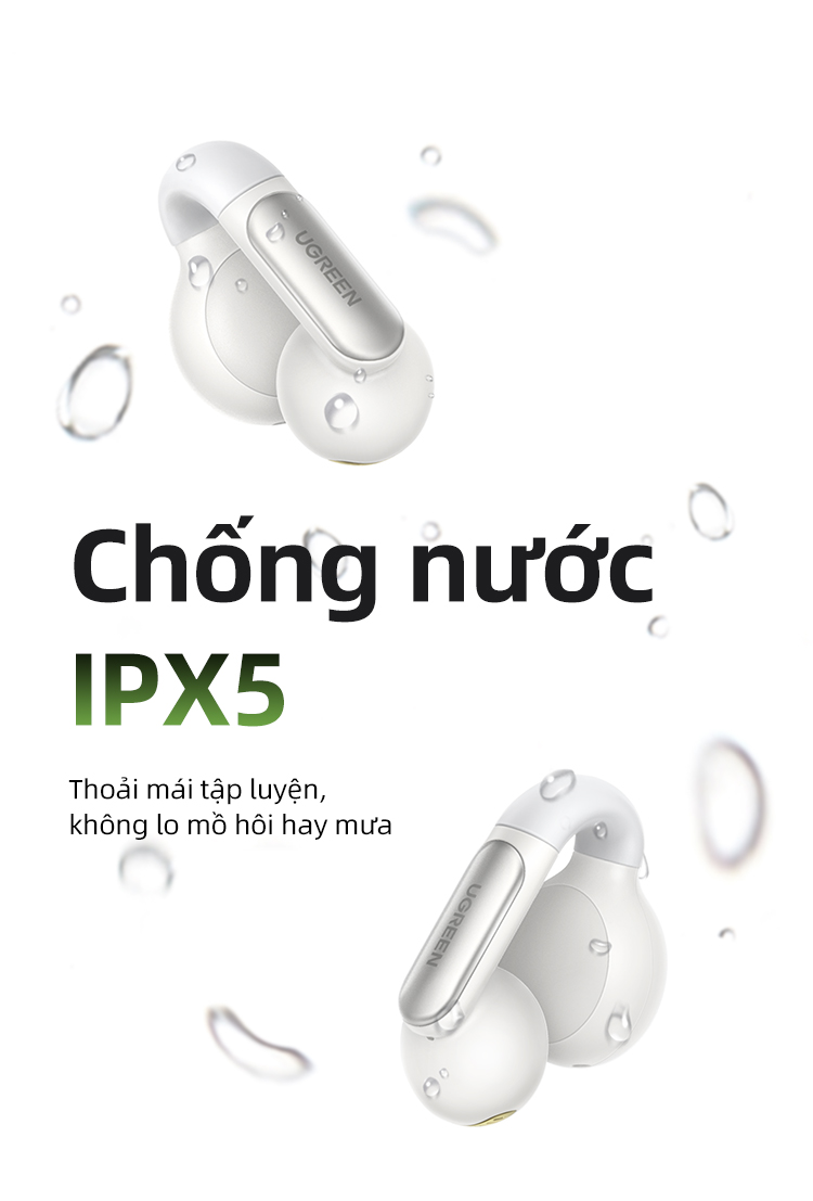 Hộp sạc và phụ kiện Tai nghe Ugreen Bluetooth 5.4 chube.vn