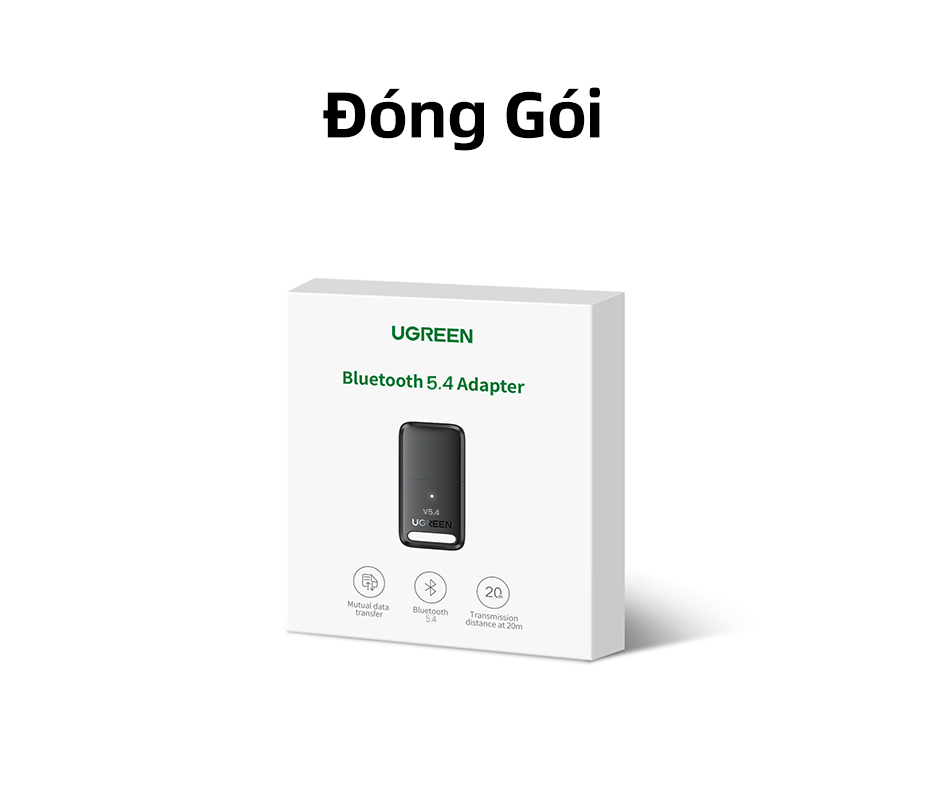 Dongle Bluetooth USB 5.3 – Adattatore Plug&Play Per PC, Portatile E Fisso, Distanza 20m, Compatibile Con 8