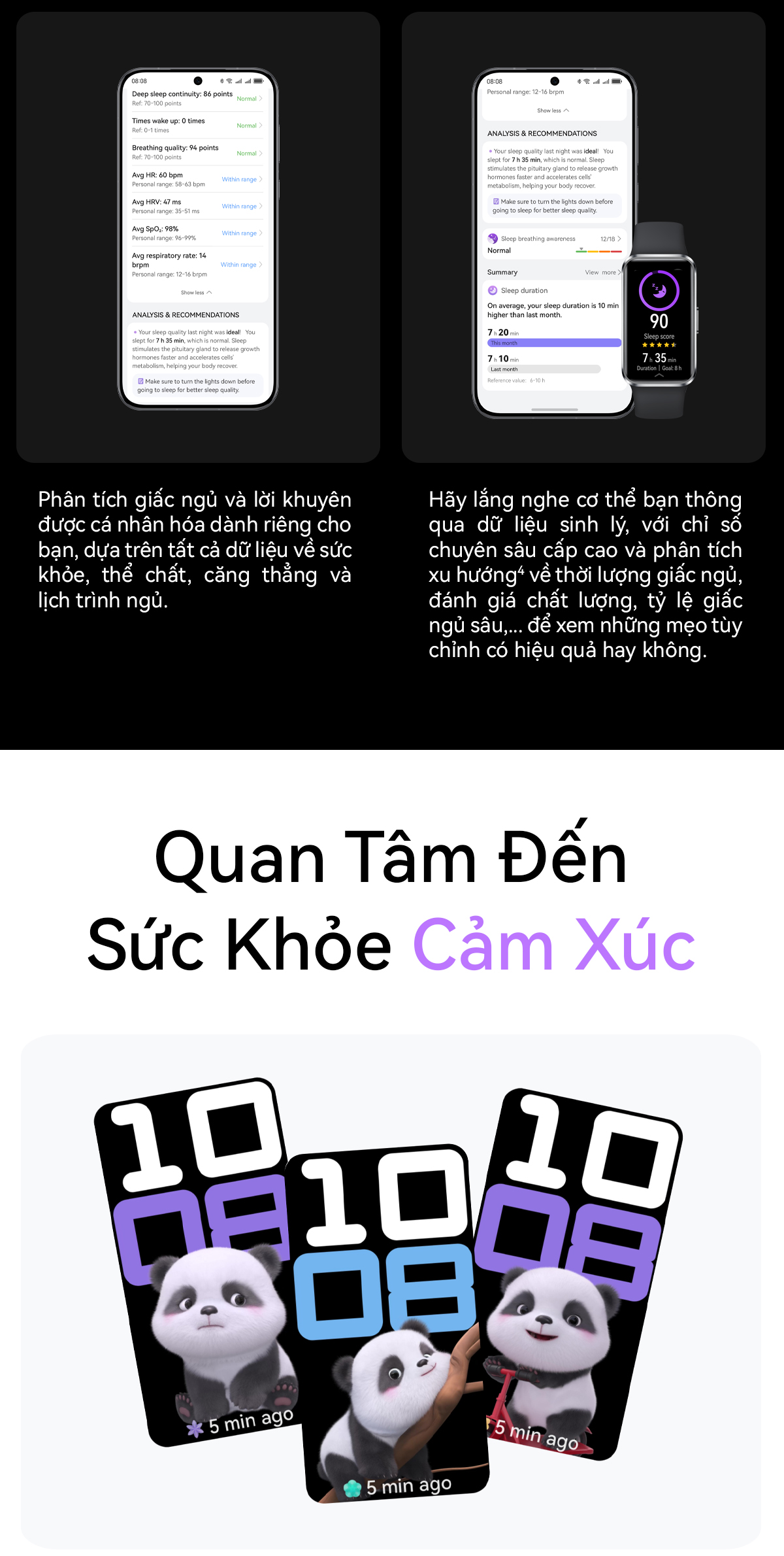 Mô tả Vòng Đeo Tay Thông Minh HUAWEI Band 10 Khung Hợp Kim Nhôm Tinh Tế | Phân Tích Giấc Ngủ Chuyên Nghiệp - 5