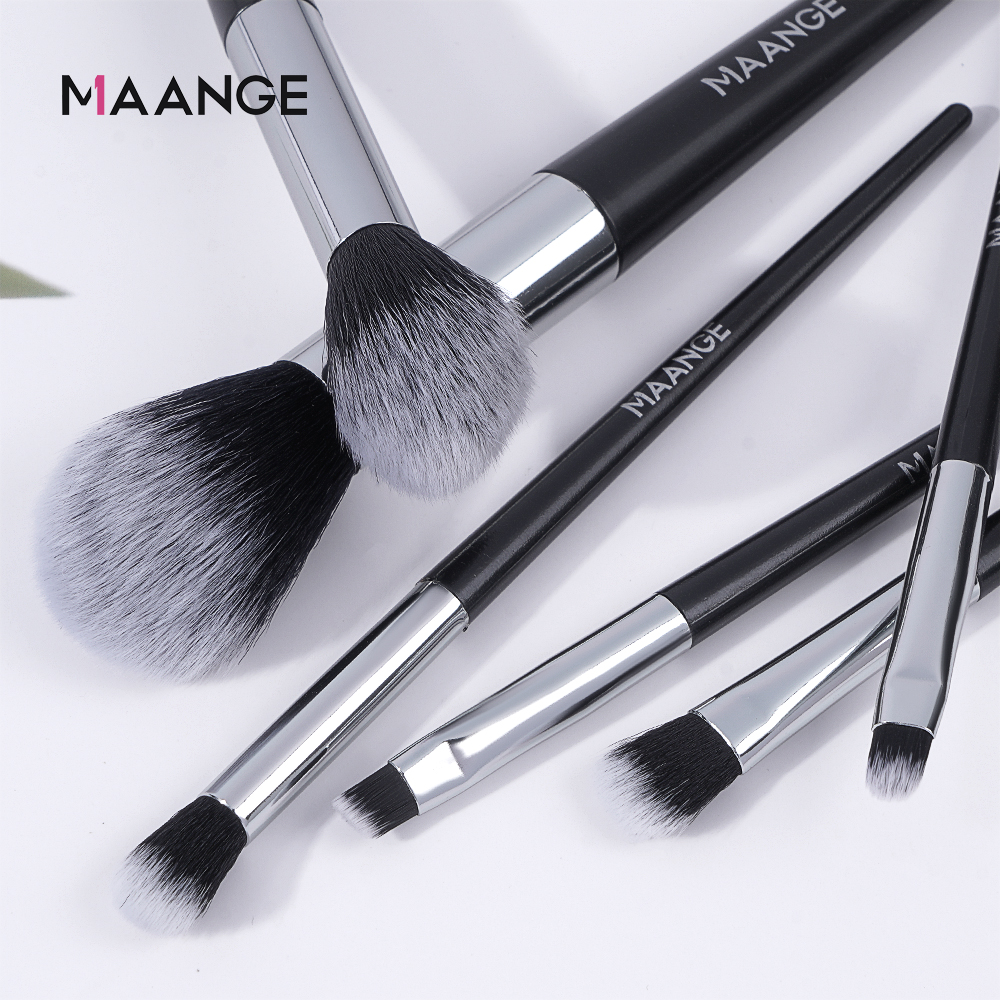 Mô tả MAANGE Bộ cọ makeup 6 cây cọ phấn phủ, má hồng, che khuyết điểm, màu mắt 5728 - 4