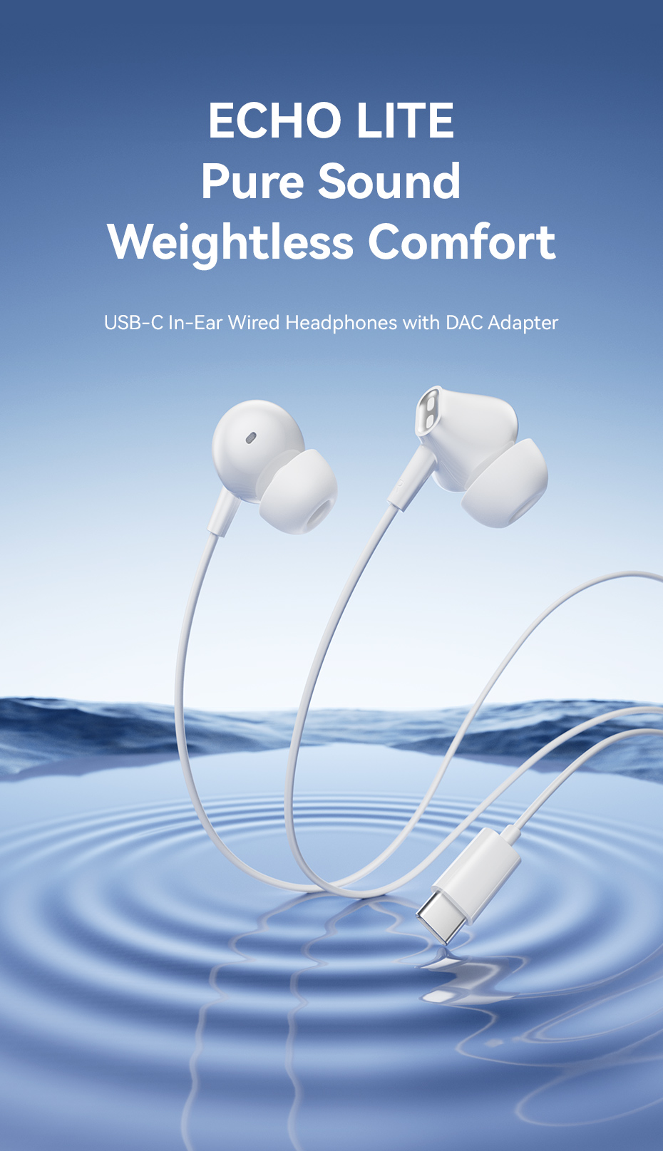 Mô tả Tai nghe Vention ECHO LITE 3.5mm USB C có mic đàm thoại dây dài 1,2 m cho máy tính bảng Máy tính xách tay Điện thoại Tai nghe có dây cho máy tính bàn PC - 1