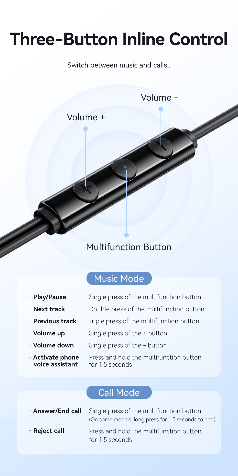 Mô tả Tai nghe Vention ECHO LITE 3.5mm Tai nghe có dây trong tai có MIC cho máy tính bảng Máy tính xách tay Điện thoại Tai nghe Tai nghe có dây - 8