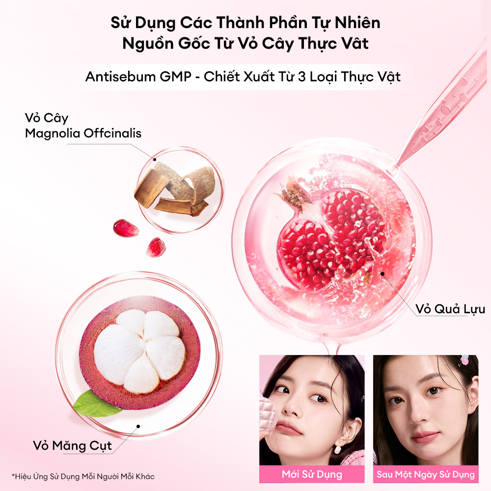 Mô tả COLORKEY SPF50+ Cushion Chống Nắng Kẻ Ô Hồng, Mỏng Nhẹ Giữ Lớp Make-up Lâu Trôi, 11g - 7