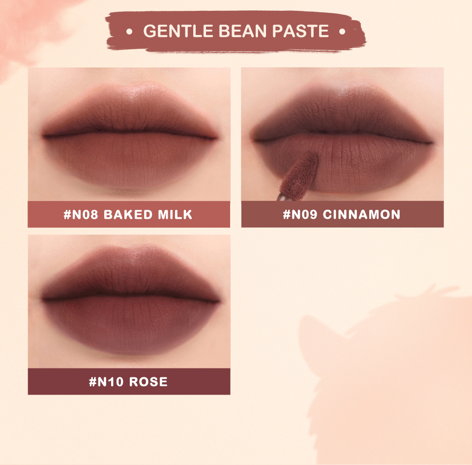 Mô tả Banxeer Lip Mud Matte Liptint Dual Use Lipstick Cho Lip & Cheek Sắc Tố Cao 24g - 9