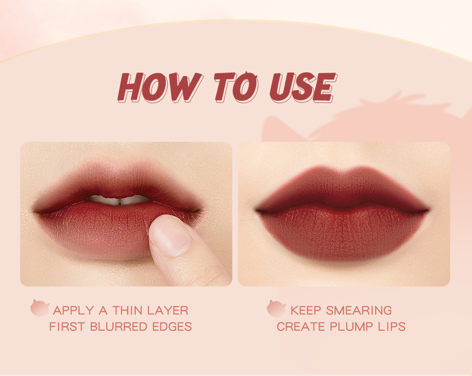 Mô tả Banxeer Lip Mud Matte Liptint Dual Use Lipstick Cho Lip & Cheek Sắc Tố Cao 24g - 11