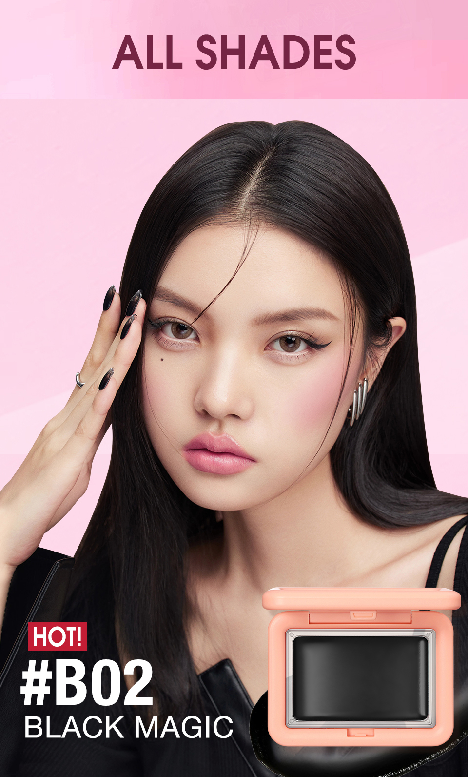 Mô tả Banxeer Đổi Màu Blush Bền Chống Thấm Nước Hydrating Gloss Lip & Cheek 5 Màu Mỹ Phẩm Làm Đẹp - 3