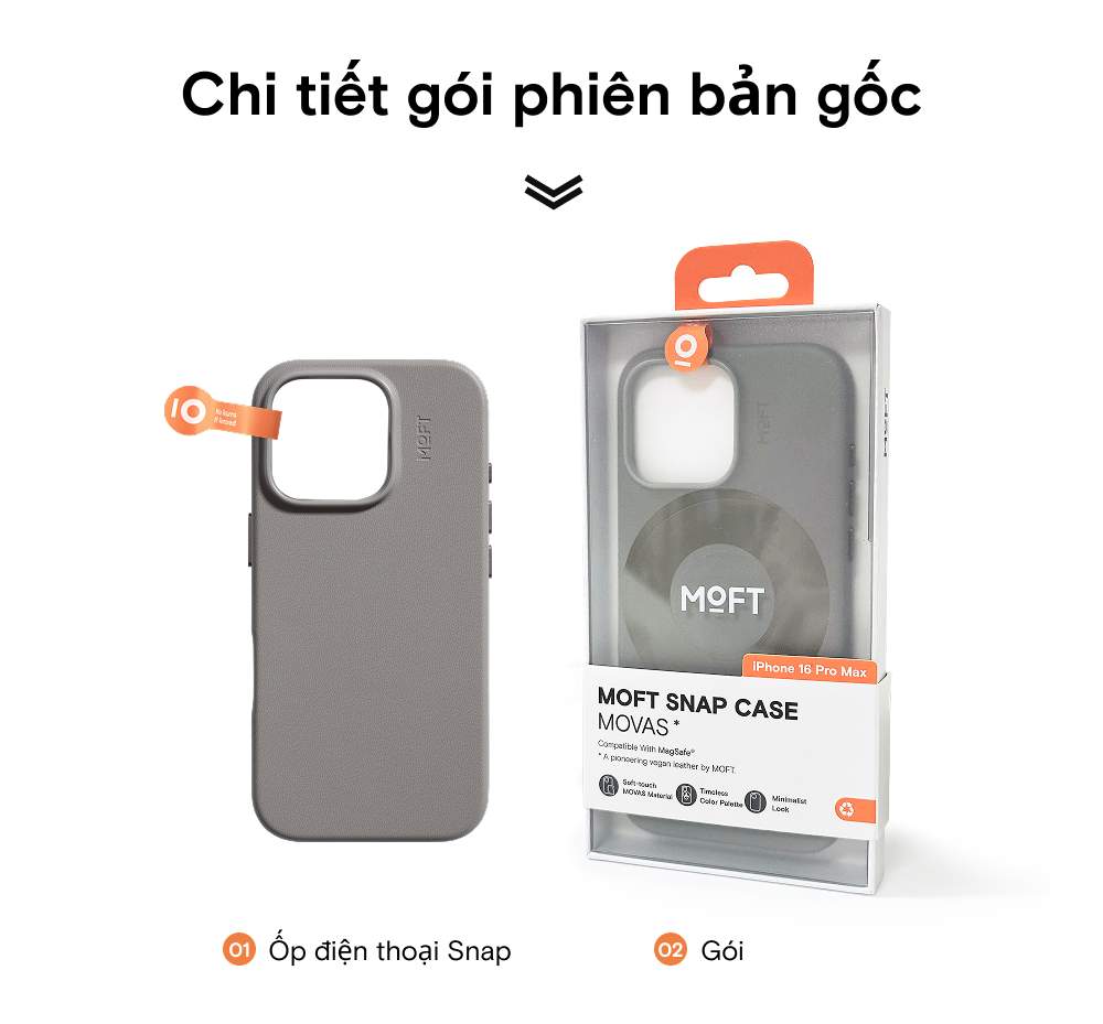 Mô tả MOFT Phone Snap Case MOVAS™ - Vỏ Điện Thoại Tương Thích Ốp điện thoại có thể tương thích với mọi phong cách - 12