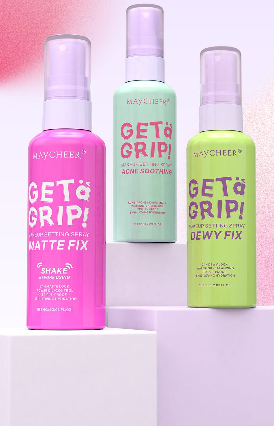 Mô tả Lamuseland Bắt tay! Xịt trang điểm 60ML - Thích hợp cho mọi loại da (Dewy Fix, Matte Fix, Acne Soothing) - 7