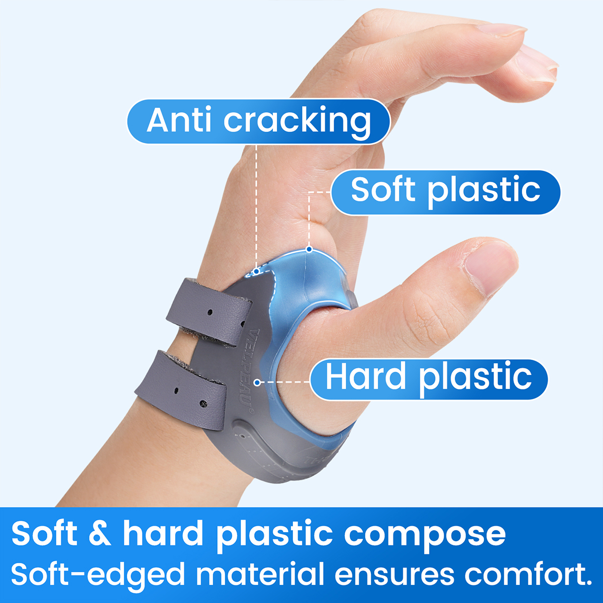 Mô tả Velpeau CMC Nẹp ngón tay cái cho bệnh viêm xương khớp - với Nẹp hạn chế bộ nhớ hình dạng, Bộ ổn định khớp CMC, Viêm khớp ngón tay cái cơ bản Giảm đau và hỗ trợ cho phụ nữ và nam giới - 5