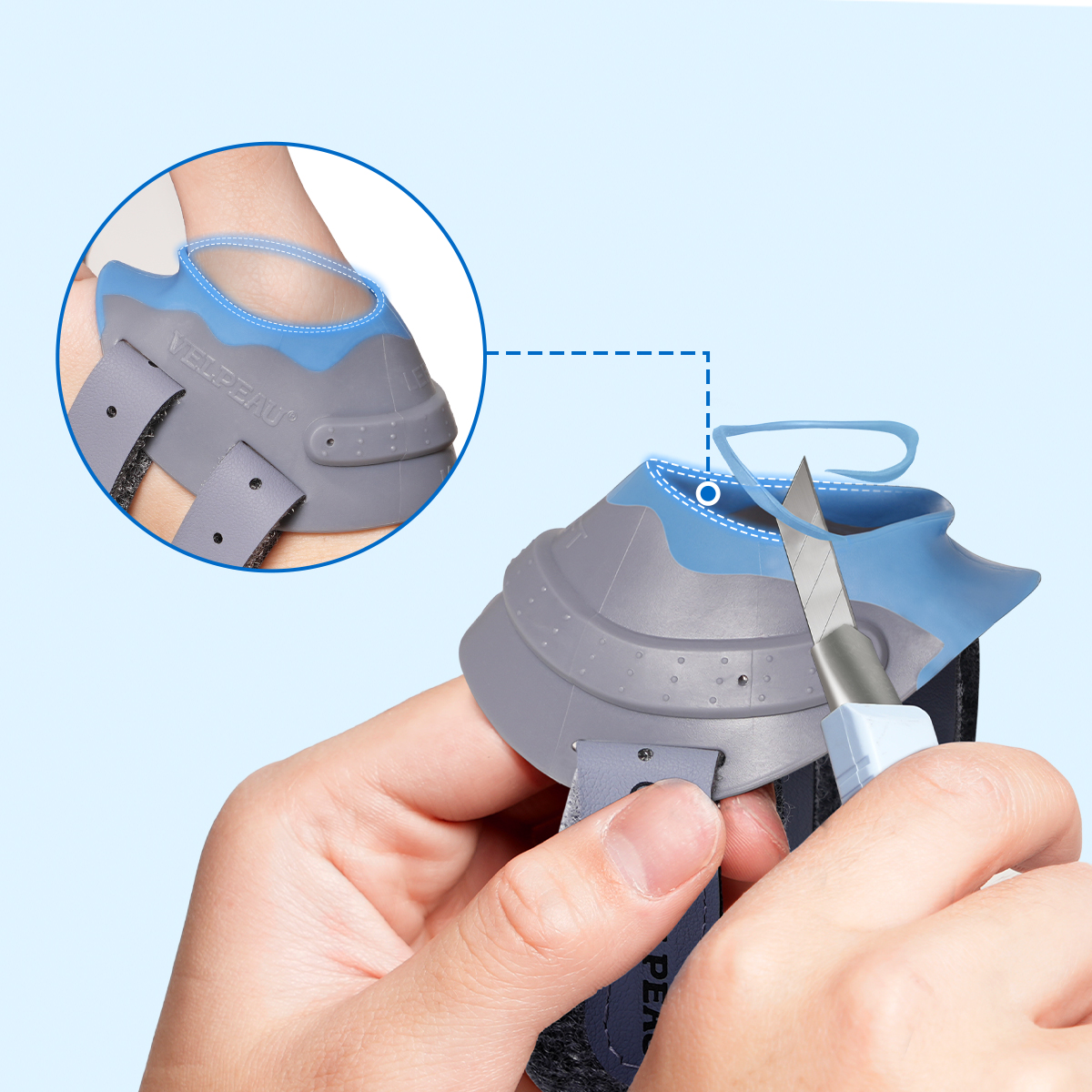 Mô tả Velpeau CMC Nẹp ngón tay cái cho bệnh viêm xương khớp - với Nẹp hạn chế bộ nhớ hình dạng, Bộ ổn định khớp CMC, Viêm khớp ngón tay cái cơ bản Giảm đau và hỗ trợ cho phụ nữ và nam giới - 8