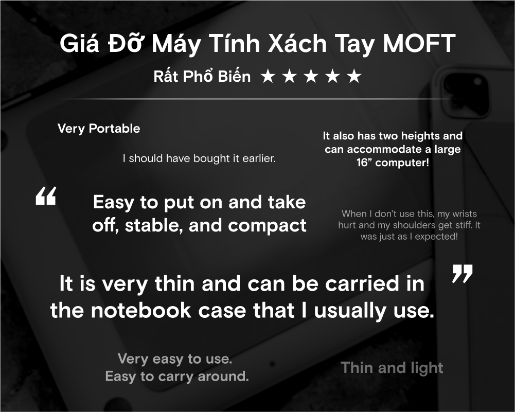 Giá đỡ vô hình MOFT góc 12