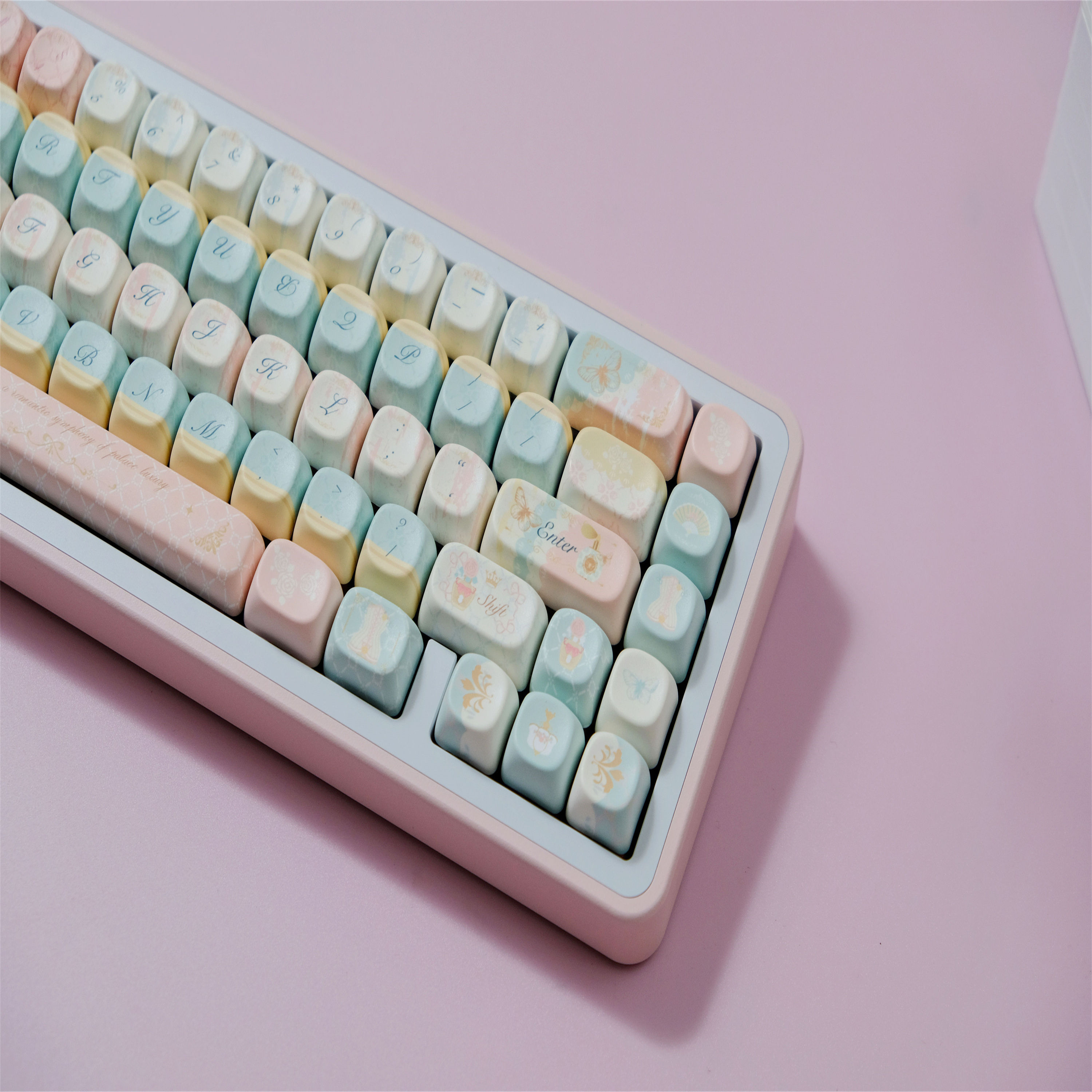 Rococo keycaps 149 Key MOA Profile DYE-SUB Cá Tính Cho CHERRY MX Switch ...