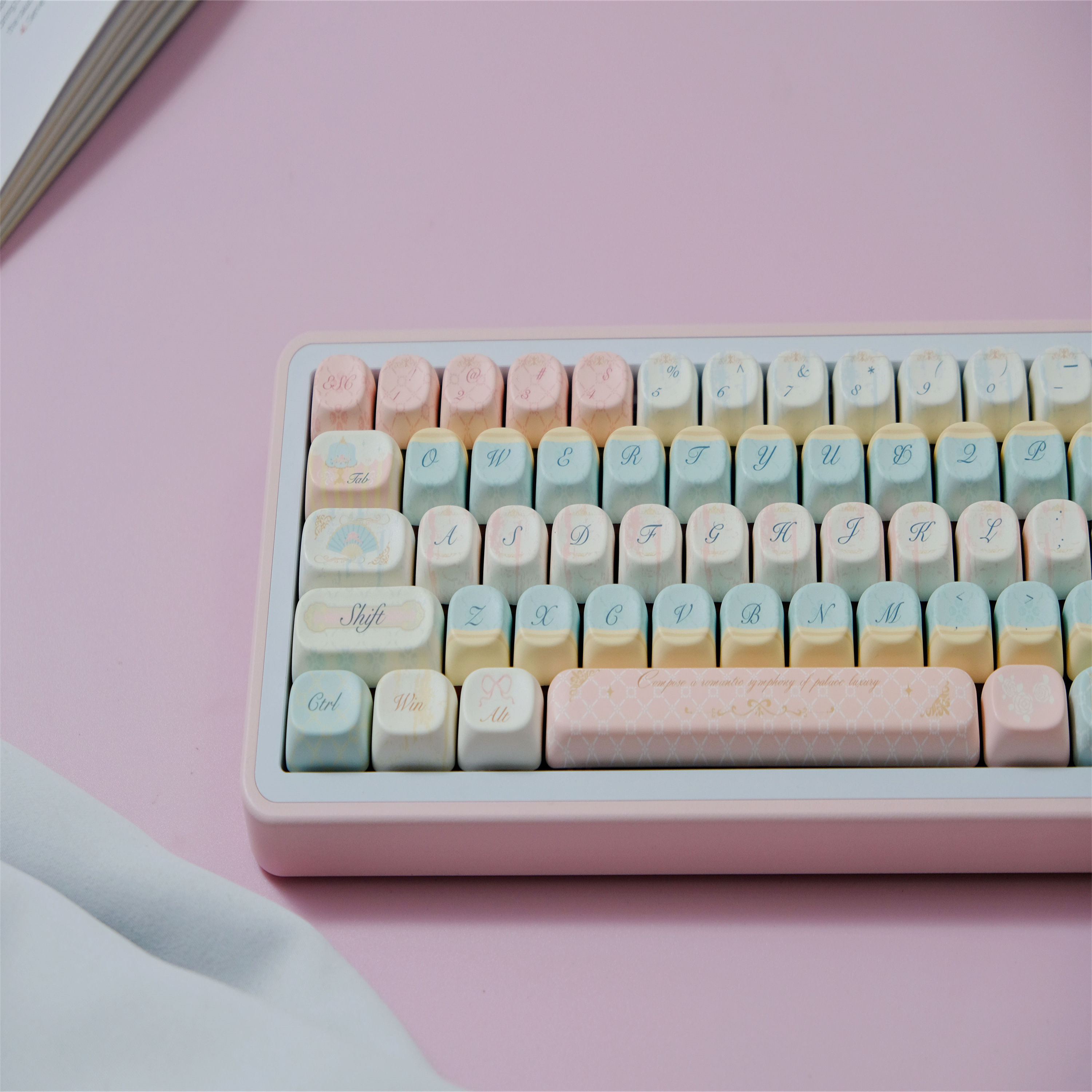 Rococo keycaps 149 Key MOA Profile DYE-SUB Cá Tính Cho CHERRY MX Switch ...