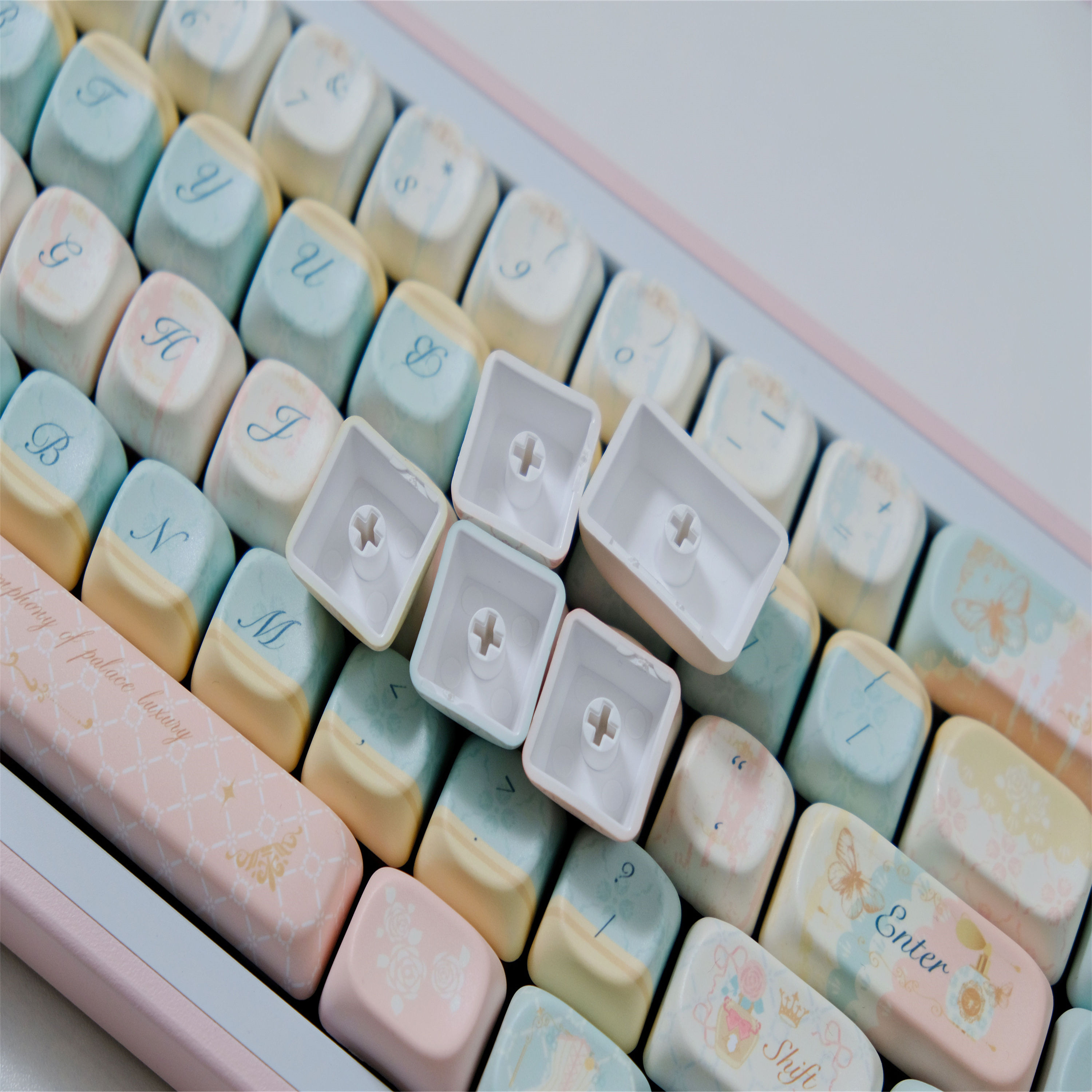 Rococo keycaps 149 Key MOA Profile DYE-SUB Cá Tính Cho CHERRY MX Switch ...
