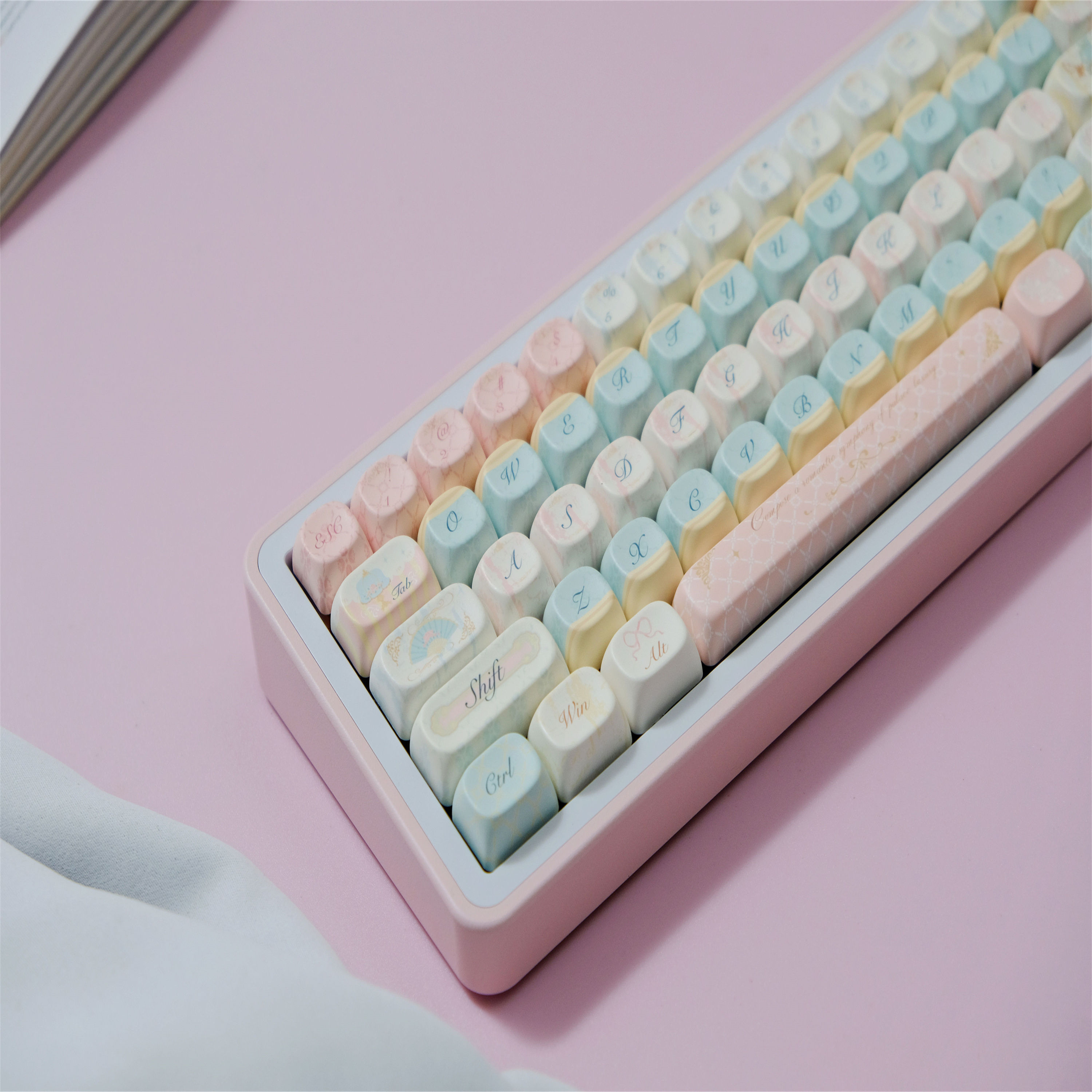 Rococo keycaps 149 Key MOA Profile DYE-SUB Cá Tính Cho CHERRY MX Switch ...
