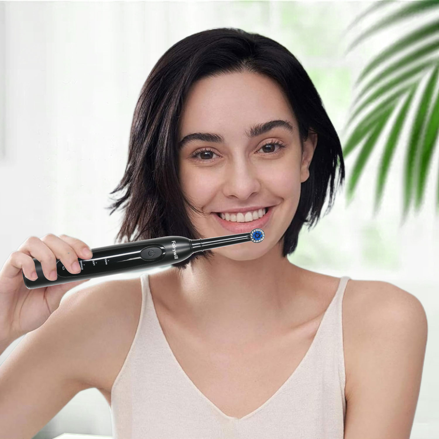 Mô tả Bàn chải đánh răng điện Fairywill 2232 được chấp nhận mạnh mẽ Sonic Cleaning US Plug - 7