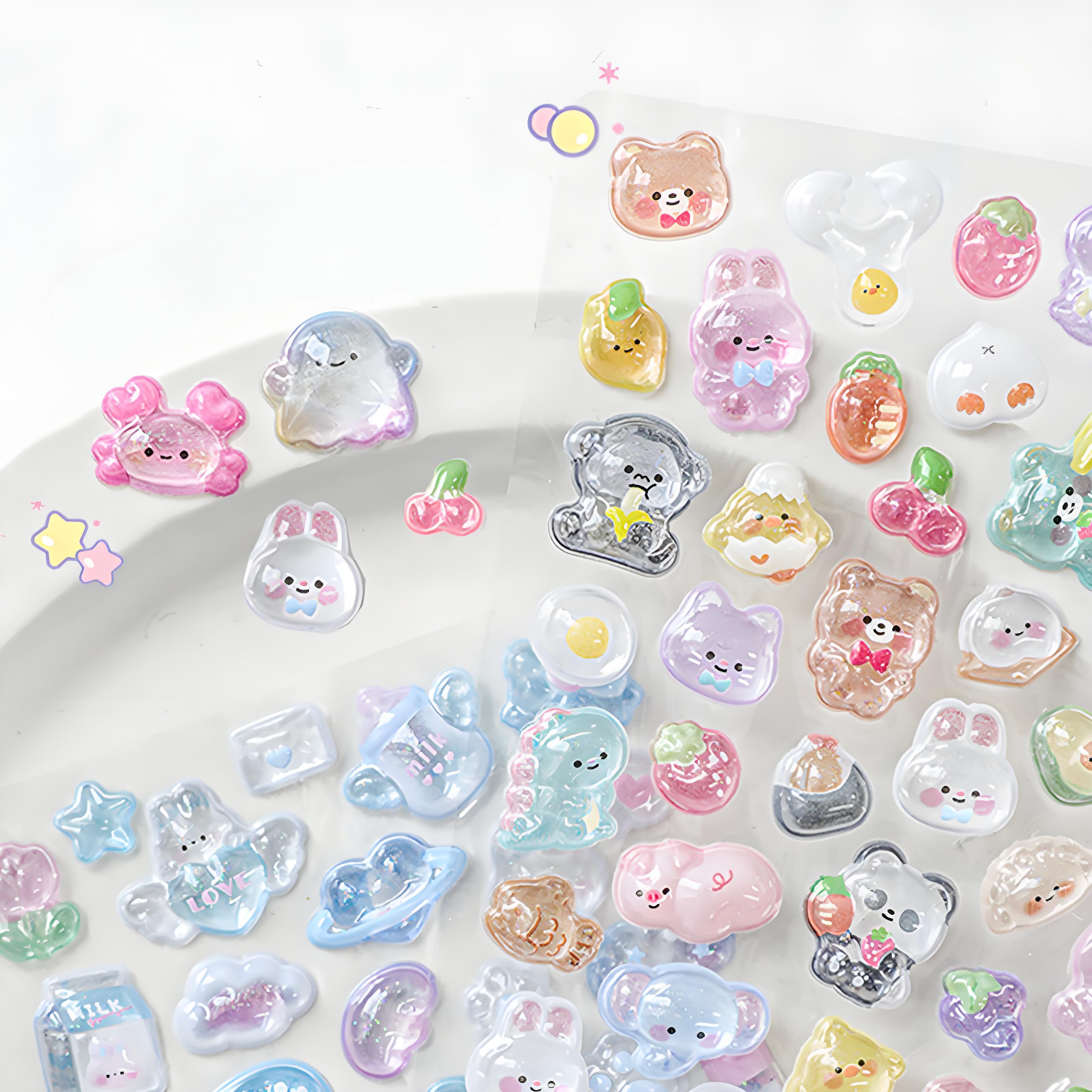 Letit | Bộ Sticker 3D Con Thỏ Ma Kẹo Dễ Thương - Decora Nhật Ký ...