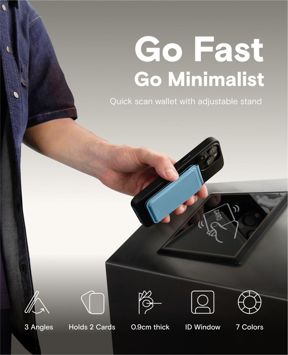 MOFT Flash Phone Stand Wallet - Ví đựng thẻ