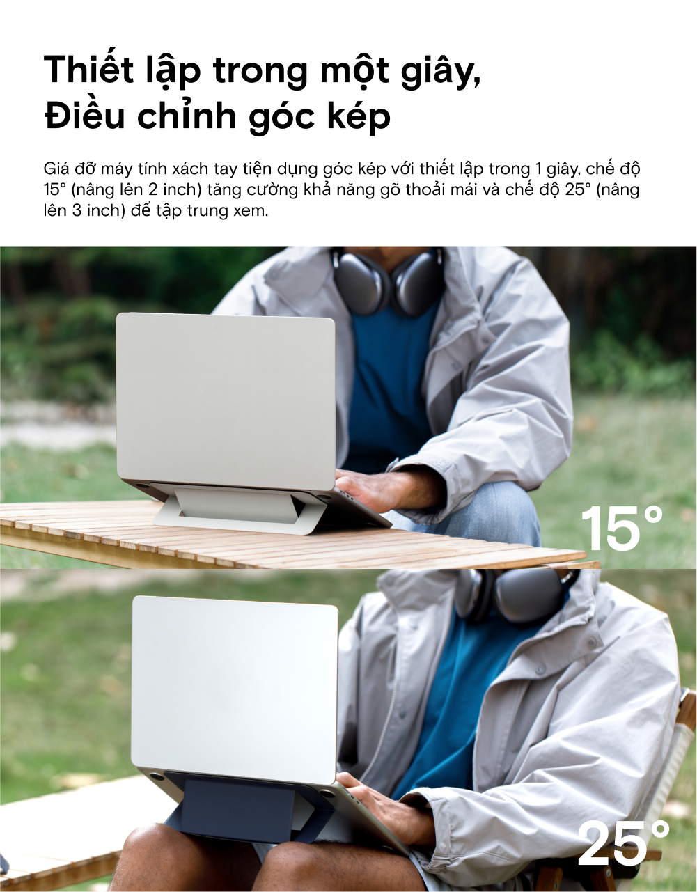 Mô tả MOFT Airflow Laptop Stand Giá Đỡ Tản Nhiệt Laptop 11.6 Inch-16inches Không Cặn Có Thể Tái Sử Dụng - 7