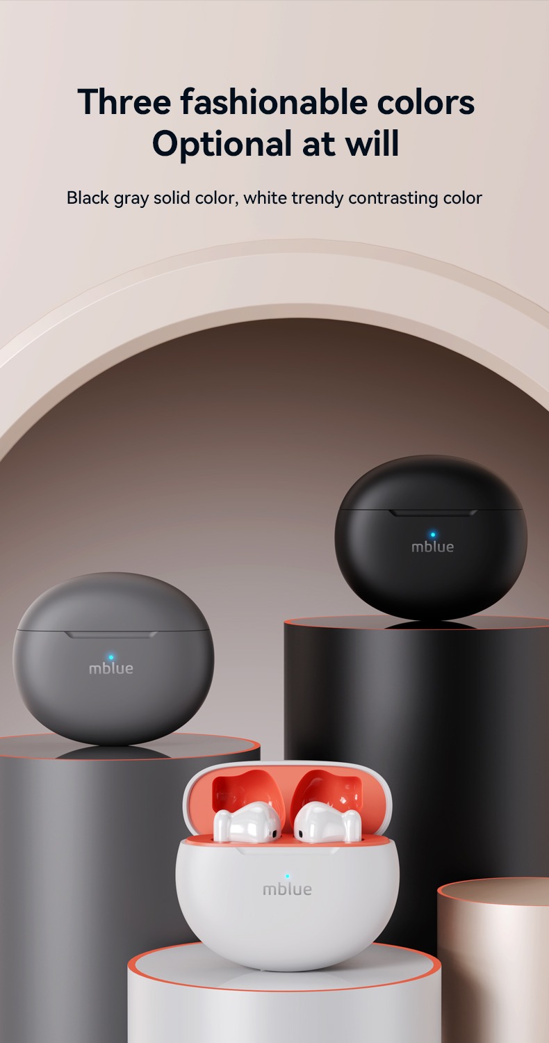 Mô tả Tai nghe không dây Meizu mblue AR10 360° Âm thanh vòm Tai nghe chống nước nửa tai Bluetooth có sử dụng độc lập - 1