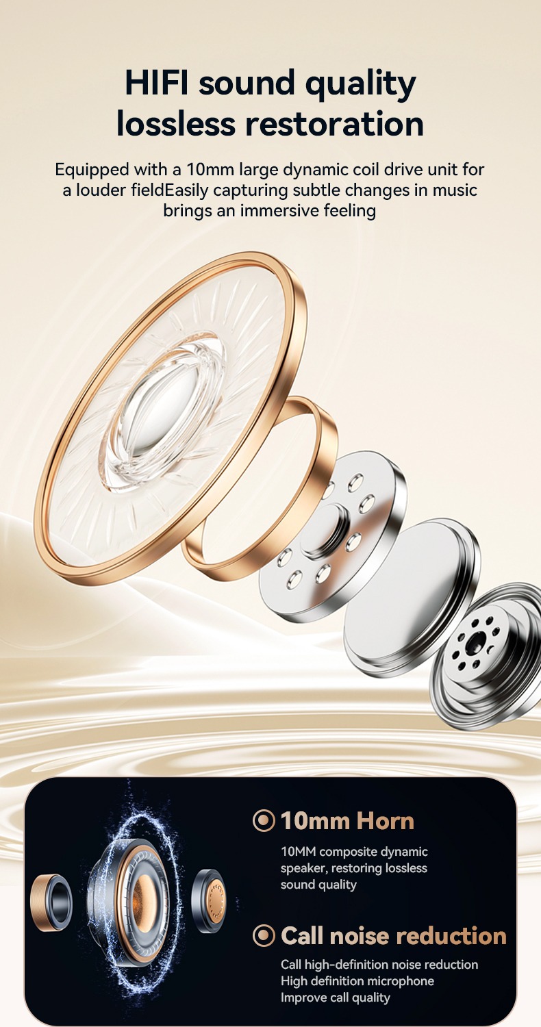 Mô tả Tai nghe không dây Meizu mblue AR10 360° Âm thanh vòm Tai nghe chống nước nửa tai Bluetooth có sử dụng độc lập - 3