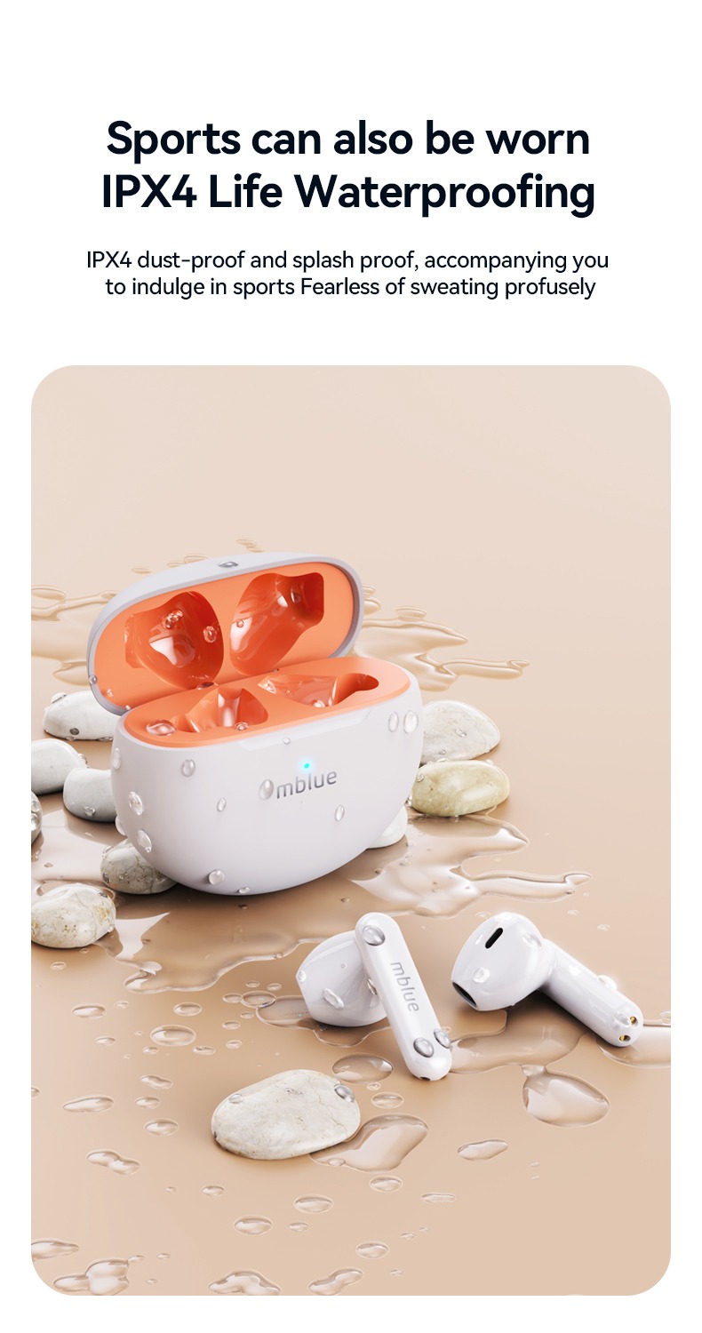 Mô tả Tai nghe không dây Meizu mblue AR10 360° Âm thanh vòm Tai nghe chống nước nửa tai Bluetooth có sử dụng độc lập - 10