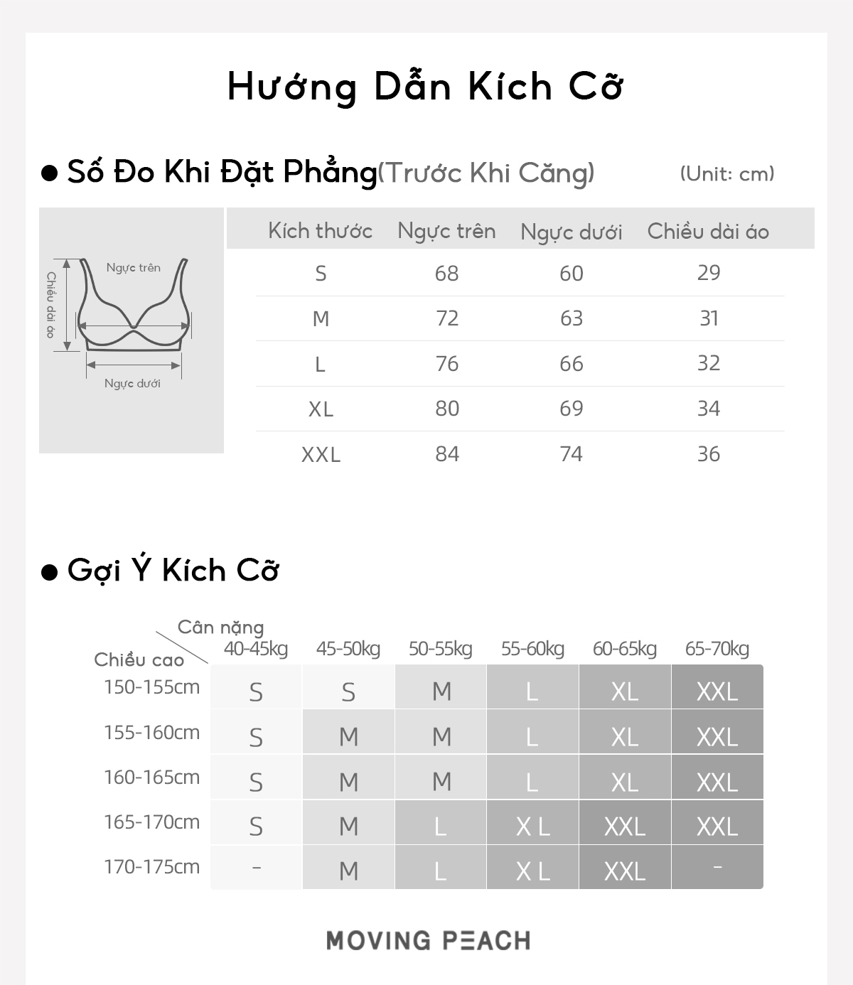 Mô tả MOVING PEACH Áo Ngực Thể Thao Chống Sốc Size S-XXL DBB - 1