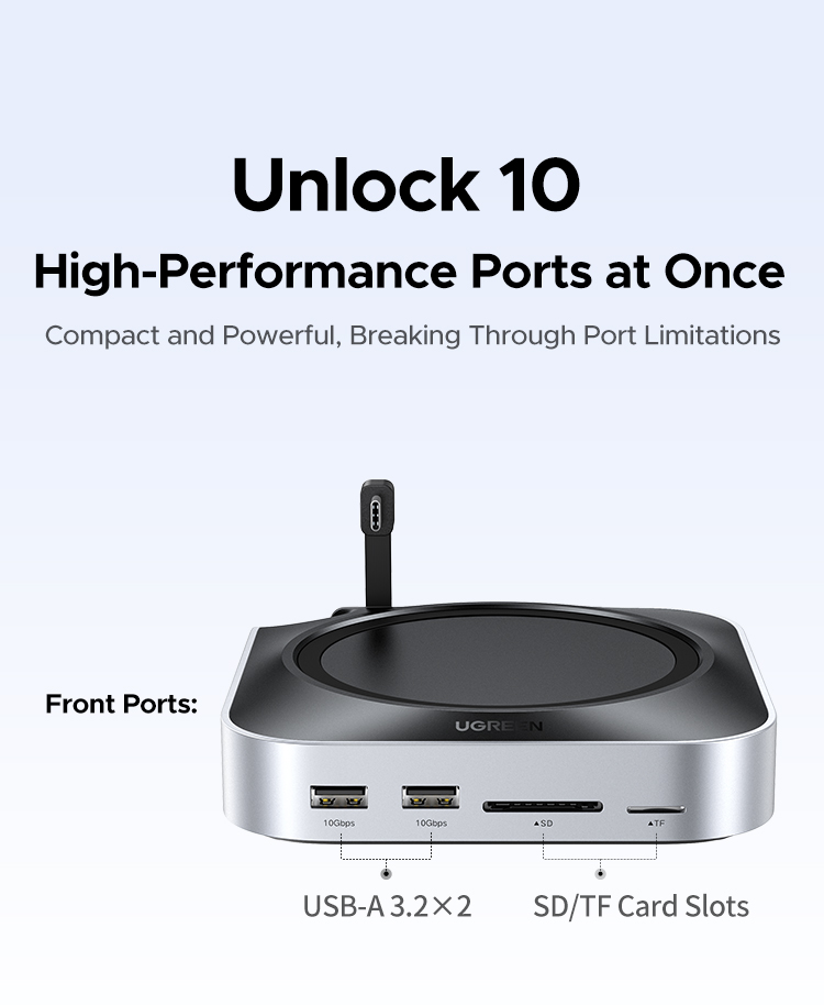 UGREEN USB HUB Docking Station cho Mac Mini M4 M4 Pro M.2 NVMe SSD 8TB ...