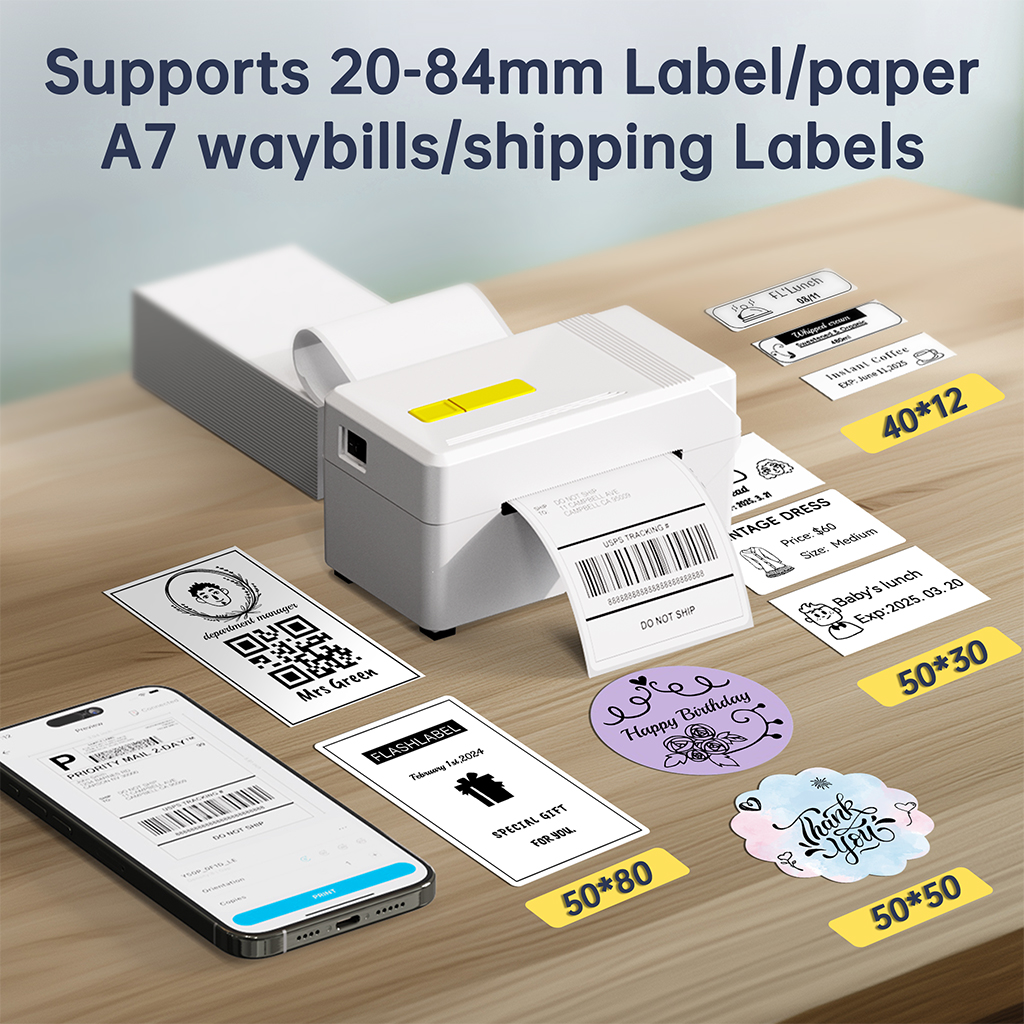 Máy In Nhiệt FlashLabel A318 In Khổ A7 In Đơn Hàng, Phiếu Gửi, Minicode ...