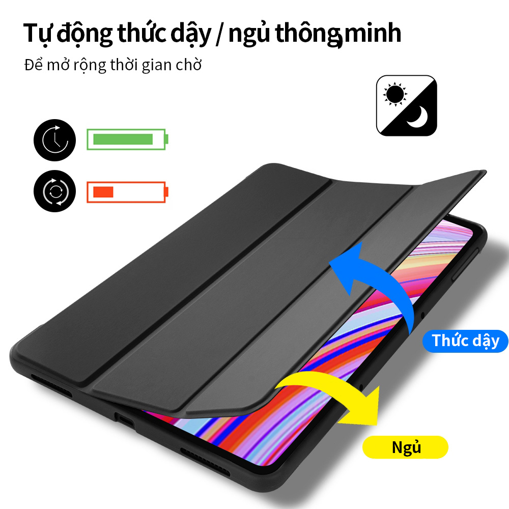 Ốp Lưng Cho Xiaomi Redmi Pad 2 Pro 12.1 “SE 11 Inch 2025 SE 8.7" Mi Pad 6 5 Pro 11in Pro 6s Pro 12.4 "Mi Pad 7 8 Pro 11.2" POCO Pad M1 12.1 '10.61 Inch Auto Vỏ đánh thức / ngủ – ảnh mô tả chi tiết 1