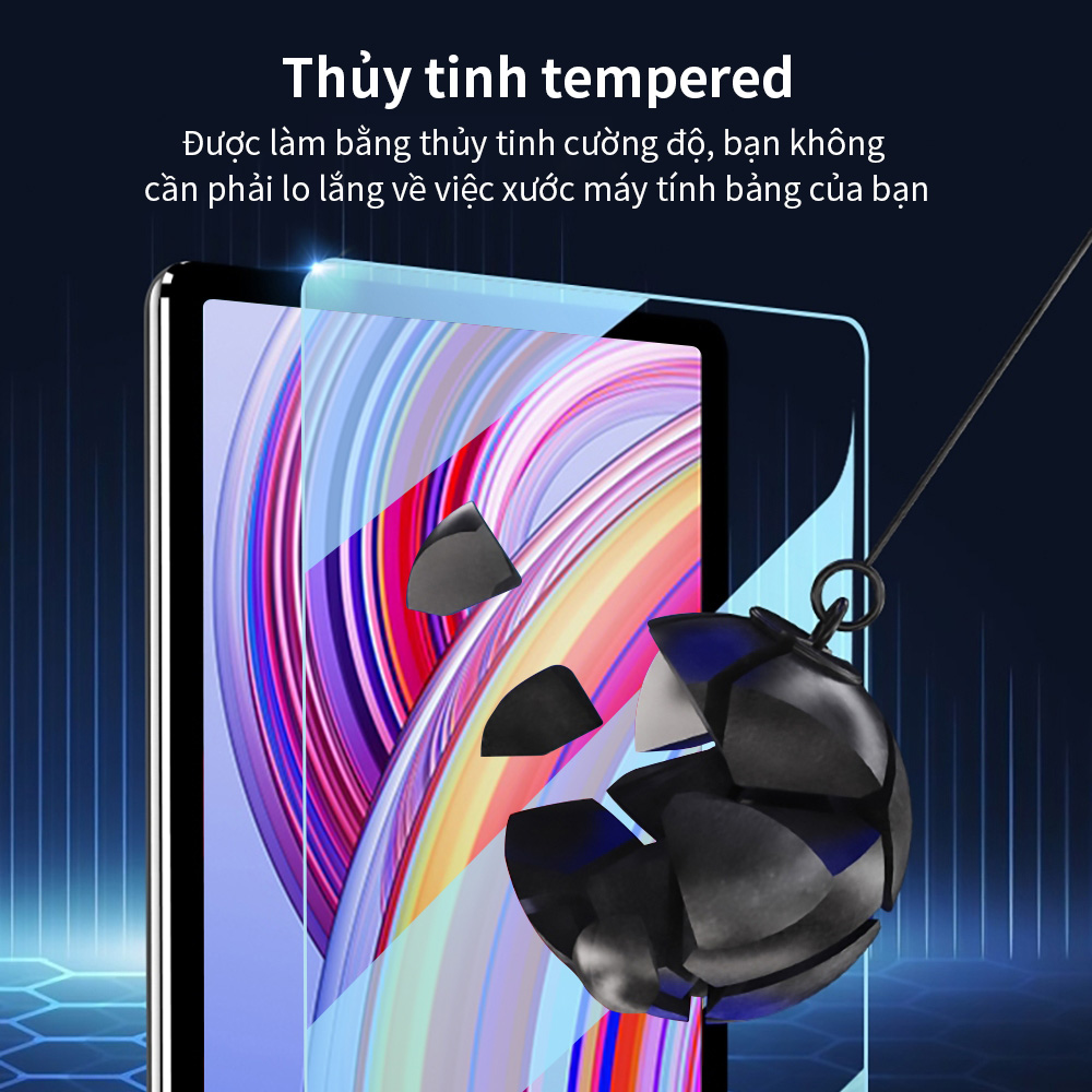 Phim bảo vệ màn hình kính cường lực cho Xiaomi Redmi Pad 2 Pro 12.1 SE 8.7inch 2025 POCO 12.1 Redmi SE 11 inch 10.61 inch HD Phim chống cháy nổ – ảnh mô tả chi tiết 3