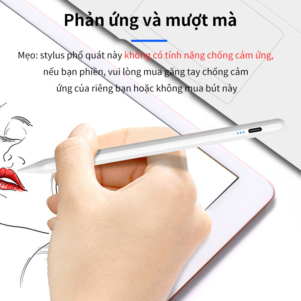 Bút cảm ứng đa năng cho Android Xiaomi HUAWEI Pad Điện thoại máy tính bảng iOS Màn hình cảm ứng Bút chì – ảnh mô tả chi tiết 4